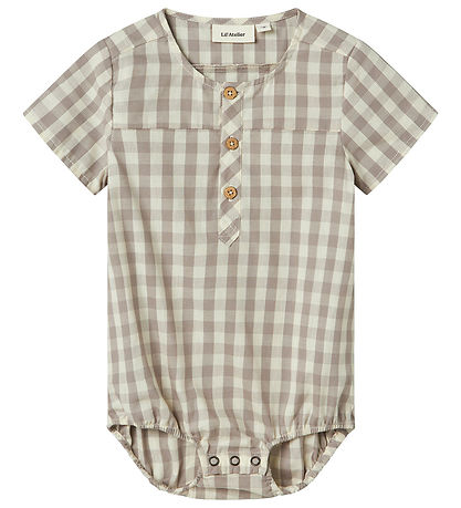 Lil Atelier Skjortebody k/æ - NbmDidrik - Vapor Blue Lil Atelier Skjortebody k/æ - NbmDidrik - Vapor Blue