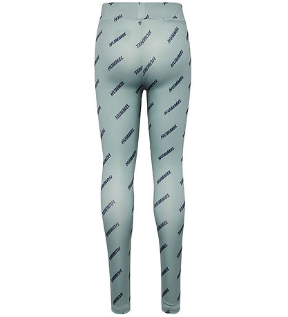 Hummel Leggings - hmlSilje Tights - Iceberg Green Hummel Leggings - hmlSilje Tights - Iceberg Green