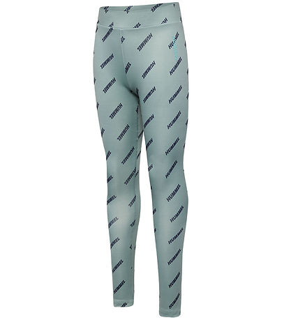 Hummel Leggings - hmlSilje Tights - Iceberg Green Hummel Leggings - hmlSilje Tights - Iceberg Green
