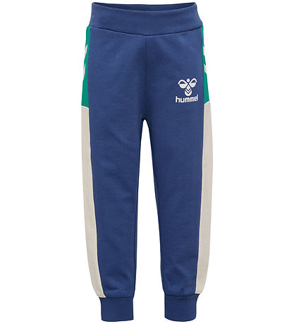 Hummel Sweatpants - hmlSkylan Ajust Waist Pants - True Navy