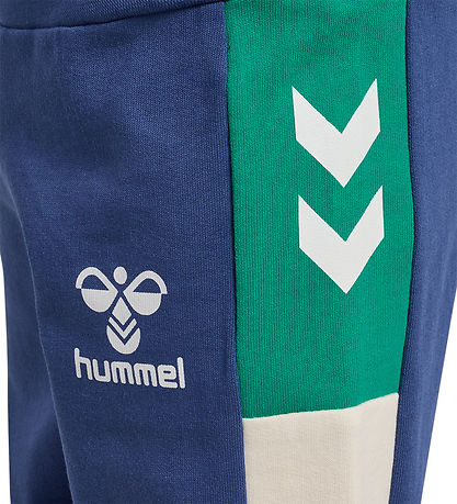 Hummel Sweatpants - hmlSkylan Ajust Waist Pants - True Navy
