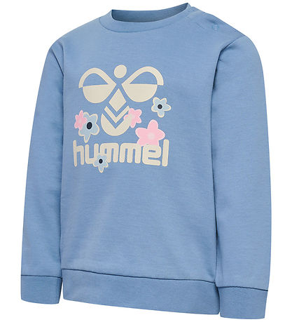 Hummel Sweatshirt - hmlLime - Faded Denim