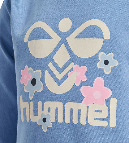 Hummel Sweatshirt - hmlLime - Faded Denim