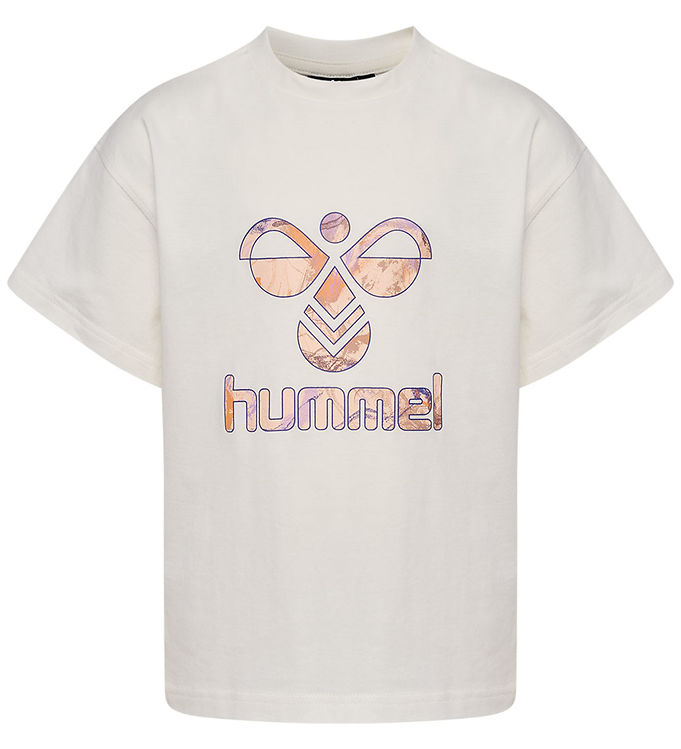 Hummel T-shirt - hmlSwirly - Marsmallow