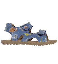 Naturino Sandaler - Sky - Azure m. Dinosaurer Naturino Sandaler - Sky - Azure m. Dinosaurer