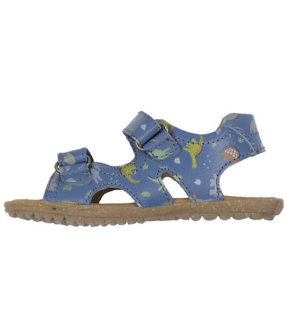 Naturino Sandaler - Sky - Azure m. Dinosaurer Naturino Sandaler - Sky - Azure m. Dinosaurer