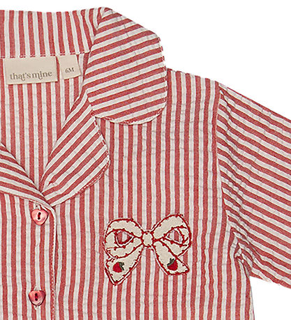 That's Mine Skjorte - Ino - Red Stripe That's Mine Skjorte - Ino - Red Stripe