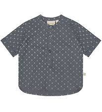 That's Mine Skjorte - Rune - Brilliant Blue m. Hulmønster That's Mine Skjorte - Rune - Brilliant Blue m. Hulmønster