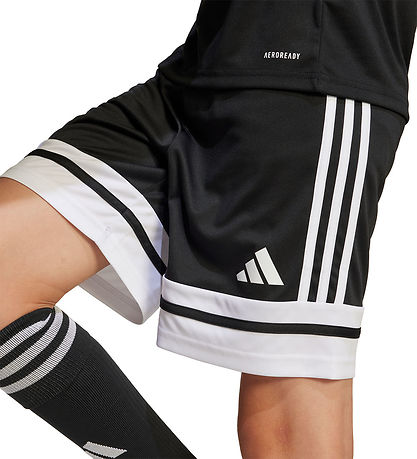 adidas Performance Shorts - SQUA25 SHO Y - Sort/Hvid adidas Performance Shorts - SQUA25 SHO Y - Sort/Hvid