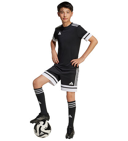 adidas Performance Shorts - SQUA25 SHO Y - Sort/Hvid adidas Performance Shorts - SQUA25 SHO Y - Sort/Hvid