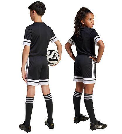 adidas Performance Shorts - SQUA25 SHO Y - Sort/Hvid adidas Performance Shorts - SQUA25 SHO Y - Sort/Hvid