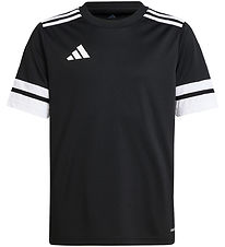 adidas Performance T-shirt - SQUA25 JSY Y - Sort/Hvid adidas Performance T-shirt - SQUA25 JSY Y - Sort/Hvid
