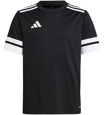 adidas Performance T-shirt - SQUA25 JSY Y - Sort/Hvid adidas Performance T-shirt - SQUA25 JSY Y - Sort/Hvid