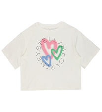 Stella McCartney Kids T-shirt - Hvid Stella McCartney Kids T-shirt - Hvid