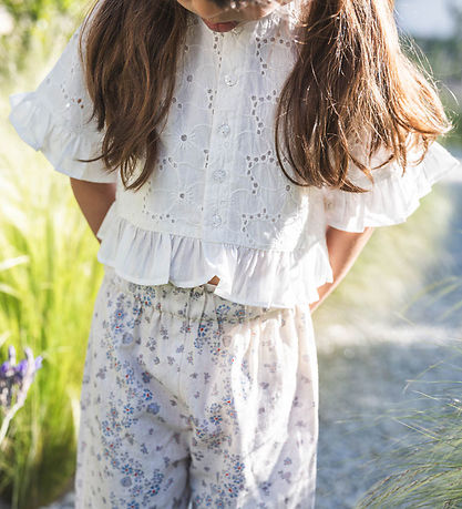 That's Mine Skjorte - Ibbi - Brilliant White m. Hulmønster That's Mine Skjorte - Ibbi - Brilliant White m. Hulmønster