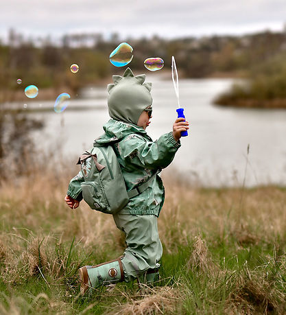 Mikk-Line Elefanthue - 2-lags - Green Bay m. Dinotakker