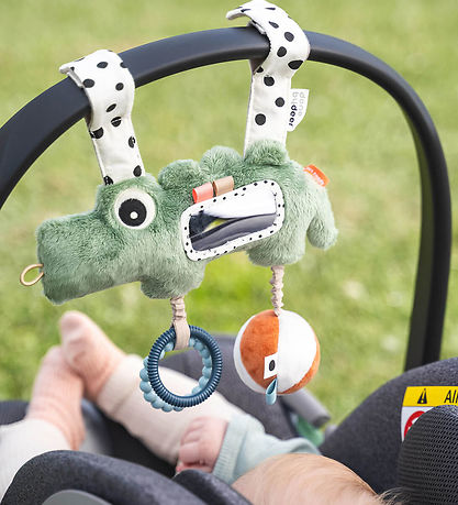 Done By Deer Aktivitetslegetøj - Ophæng - Croco - Grøn