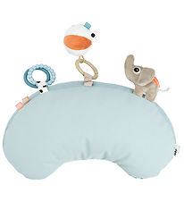 Done By Deer Pude m. Aktivitetslegetøj - Playground - Blå Done By Deer Pude m. Aktivitetslegetøj - Playground - Blå