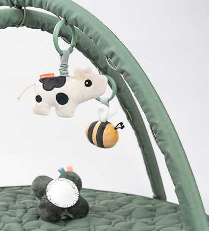 Done By Deer Aktivitetstæppe - Tiny Farm - Grøn