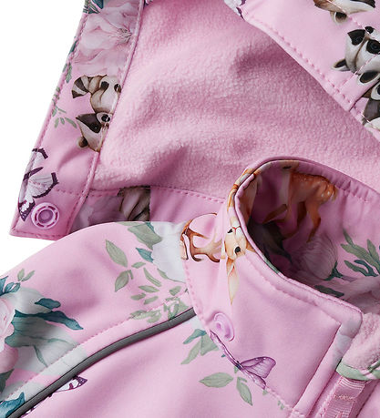 Name It Softshelldragt m. Fleece - Noos - NmfAlfa08 - Pink Laven Name It Softshelldragt m. Fleece - Noos - NmfAlfa08 - Pink Laven