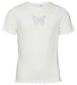 Vero Moda Girl T-Shirt - VmLilo - Snow White/BUTTERFLY
