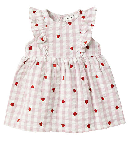 Name It Kjole - Nbffisina - Light Lilac m. Hjerter Name It Kjole - Nbffisina - Light Lilac m. Hjerter