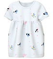 Name It Kjole - NbfVandora  - Bright White/Birds