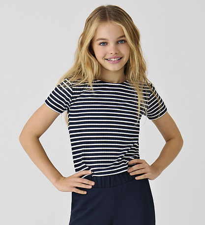 Kids Only T-shirt - Rib - Noos - KogNella - Night Sky/Cloud Danc Kids Only T-shirt - Rib - Noos - KogNella - Night Sky/Cloud Danc