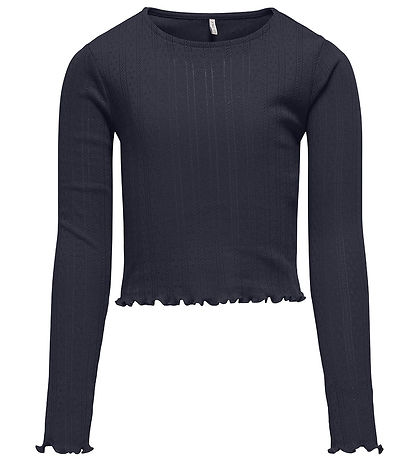 Kids Only Bluse - Noos -  KogCarlotta - Night Sky m. Hulmønster Kids Only Bluse - Noos -  KogCarlotta - Night Sky m. Hulmønster