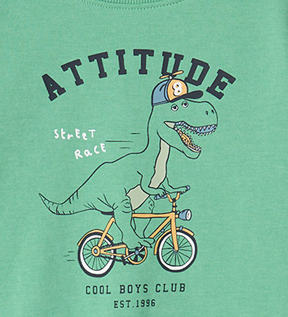 Name It Sweatshirt - NmmValexander - Creme De Menthe/Attitude Name It Sweatshirt - NmmValexander - Creme De Menthe/Attitude