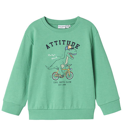 Name It Sweatshirt - NmmValexander - Creme De Menthe/Attitude Name It Sweatshirt - NmmValexander - Creme De Menthe/Attitude