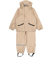 Mikk-Line Regntøj m. Seler - PU - Animal - Doeskin