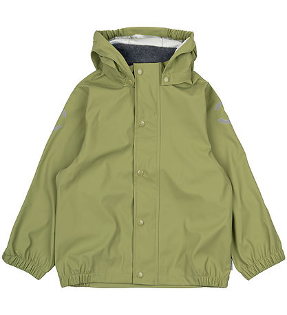 Mikk-Line Regntøj m. Seler - PU - Recycled - Sage