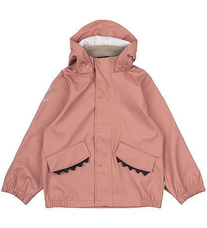 Mikk-Line Regntøj m. Seler - Pu - Animal - Ash Rose