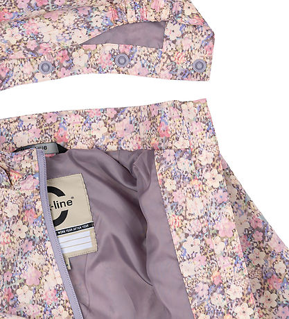 Mikk-Line Sommerjakke - Lavender Aura m. Blomster