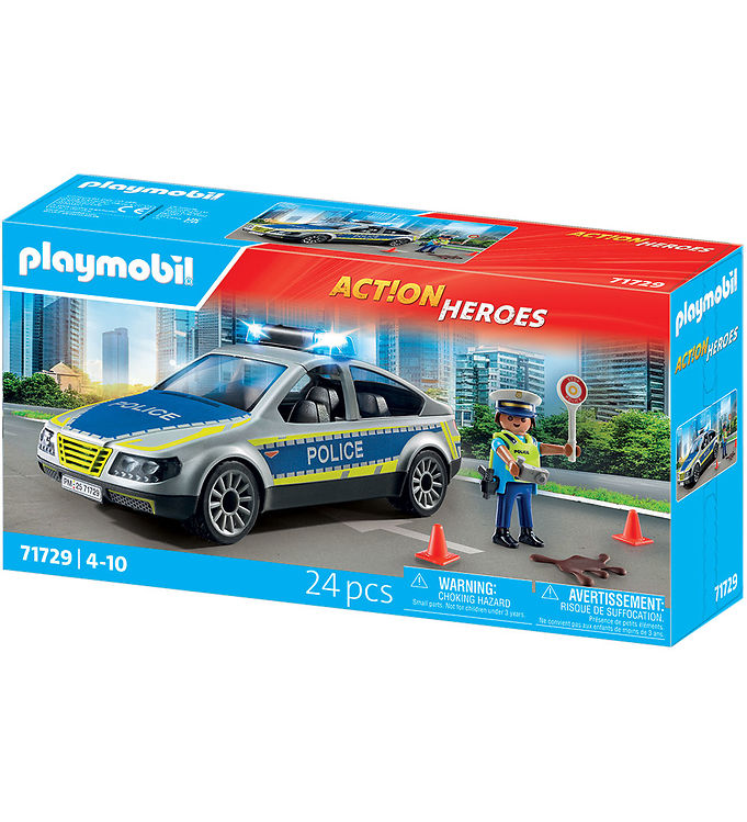Playmobil Action Heroes - Politi... m. Lys/Lyd - 71729 - 24 Dele