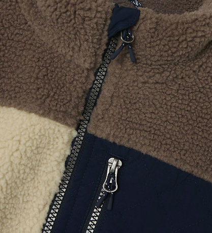 Name It Fleecevest - Teddy - NkmMonico - Fog