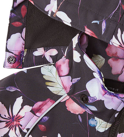 Name It Softshelldragt m. Fleece - Noos - NmfAlfa08 - Sort/Big F Name It Softshelldragt m. Fleece - Noos - NmfAlfa08 - Sort/Big F