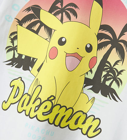 Name It T-Shirt - NkfFami - Pokemon - Bright White