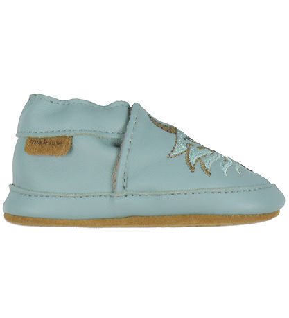 Mikk-Line Leder-Krabbelschuhe - Green Bay
