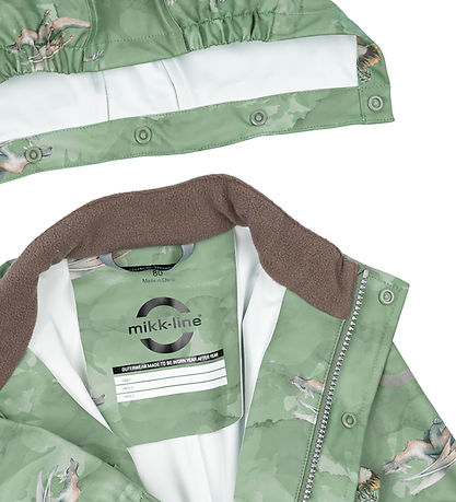Mikk-Line Regntøj - PU - Recycled - Green Bay m. Drager Mikk-Line Regntøj - PU - Recycled - Green Bay m. Drager