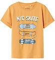 Name It T-shirt - NmmVux - Gold Earth/Skateboards