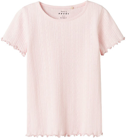 Name It T-shirt - NmfVilke - Ballerina m. Hulmønster Name It T-shirt - NmfVilke - Ballerina m. Hulmønster