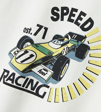 Name It T-shirt - NmmVictor - Bright White/Speed Racing