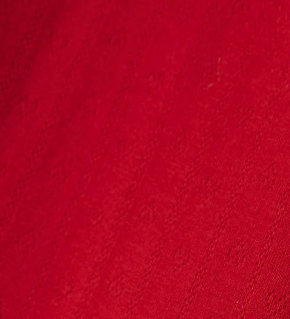 Name It Bluse - NmfDagnes - Chinese Red m. Hulmønster