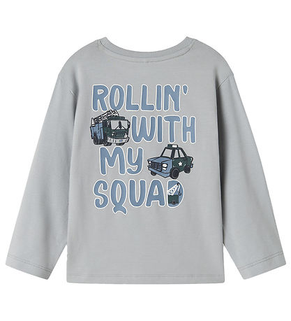 Name It Blouse - NmmDrew - Quarry w. Print
