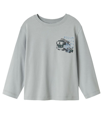 Name It Blouse - NmmDrew - Quarry w. Print