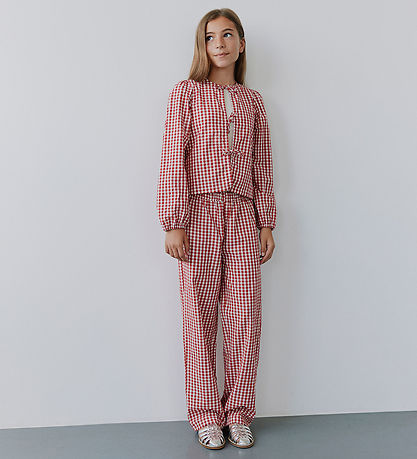 Sofie Schnoor Bukser - Abigailesy High Waist - Rød Sofie Schnoor Bukser - Abigailesy High Waist - Rød