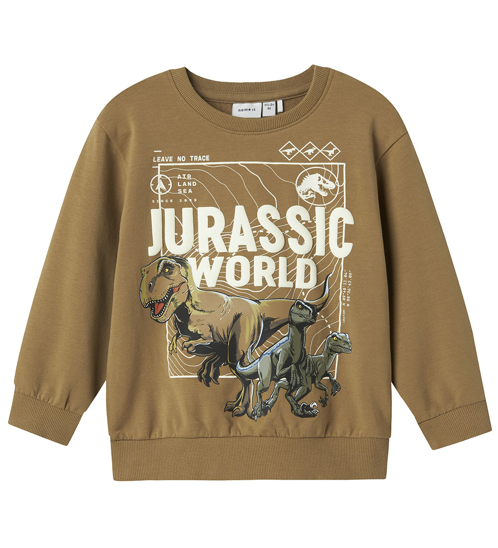 Name It Sweatshirt - NmmFür Jurassic - Elmwood - Name It - 2 Jahre (92) - Sweatshirts