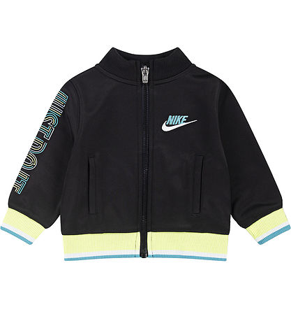 Nike Træningssæt - Cardigan/Bukser - Sort Nike Træningssæt - Cardigan/Bukser - Sort